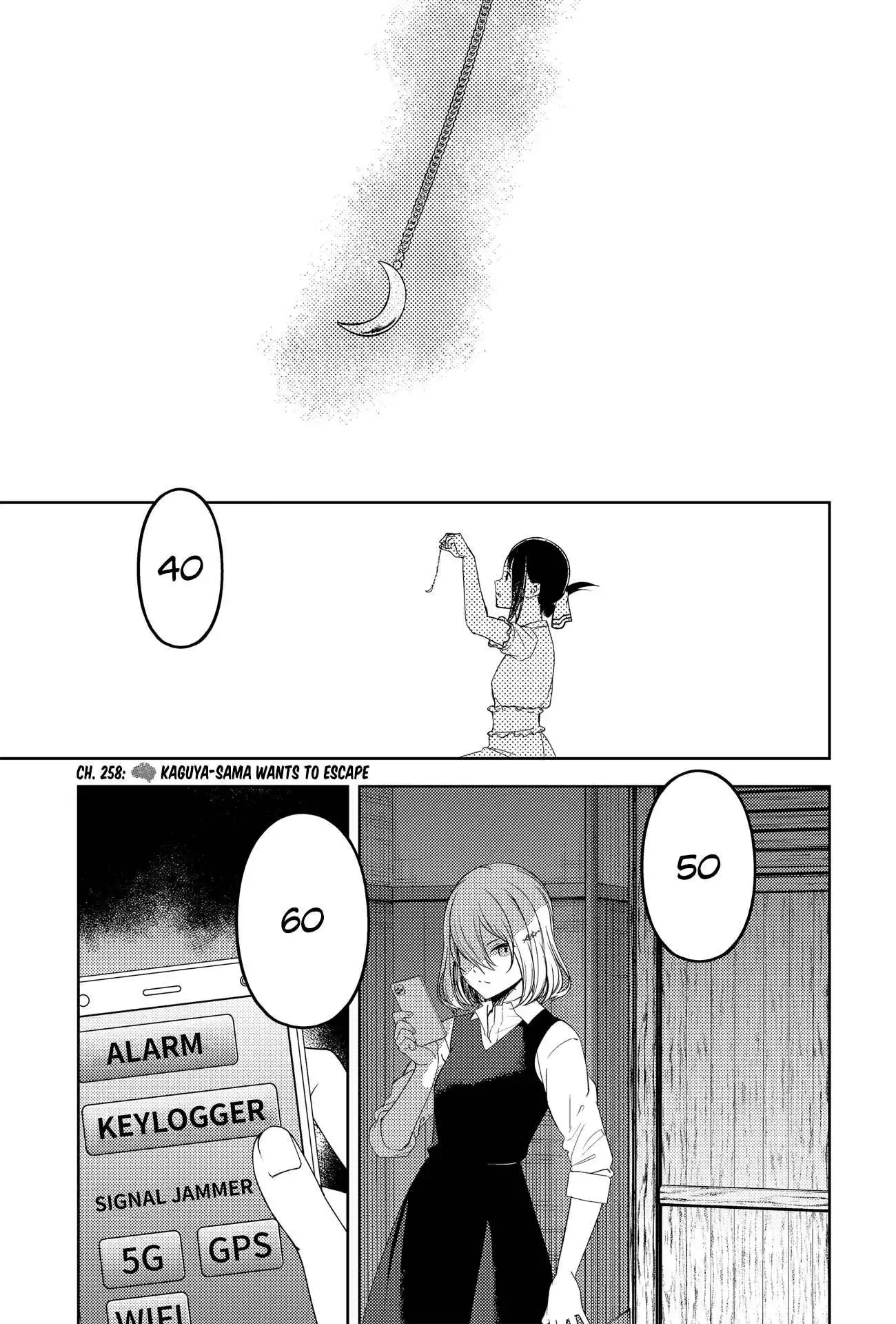 Kaguya-sama wa Kokurasetai - Tensai-tachi no Renai Zunousen Chapter 258 1